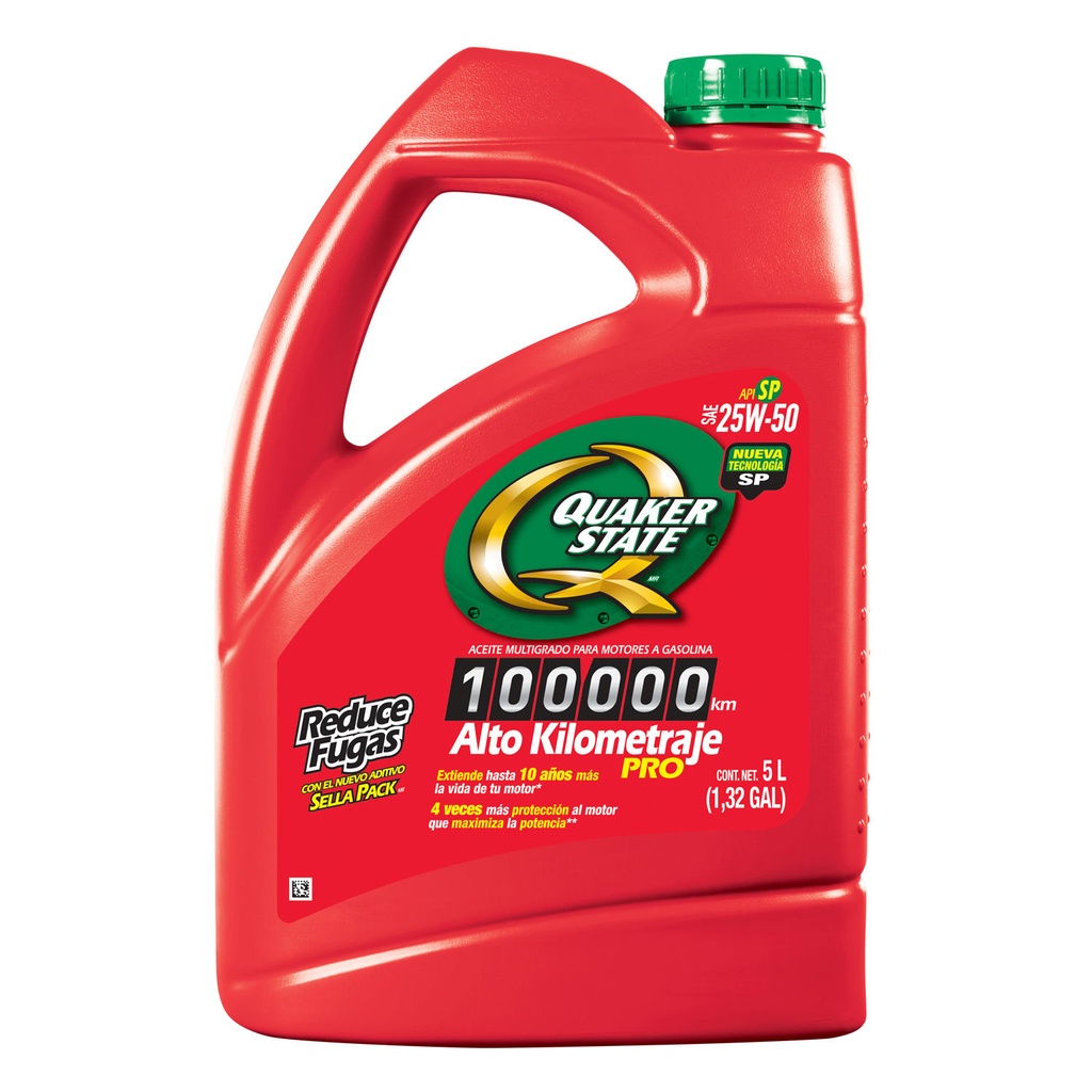 ACEITE MOTOR GASOLINA MULTIGRADO 25W50 5LTS