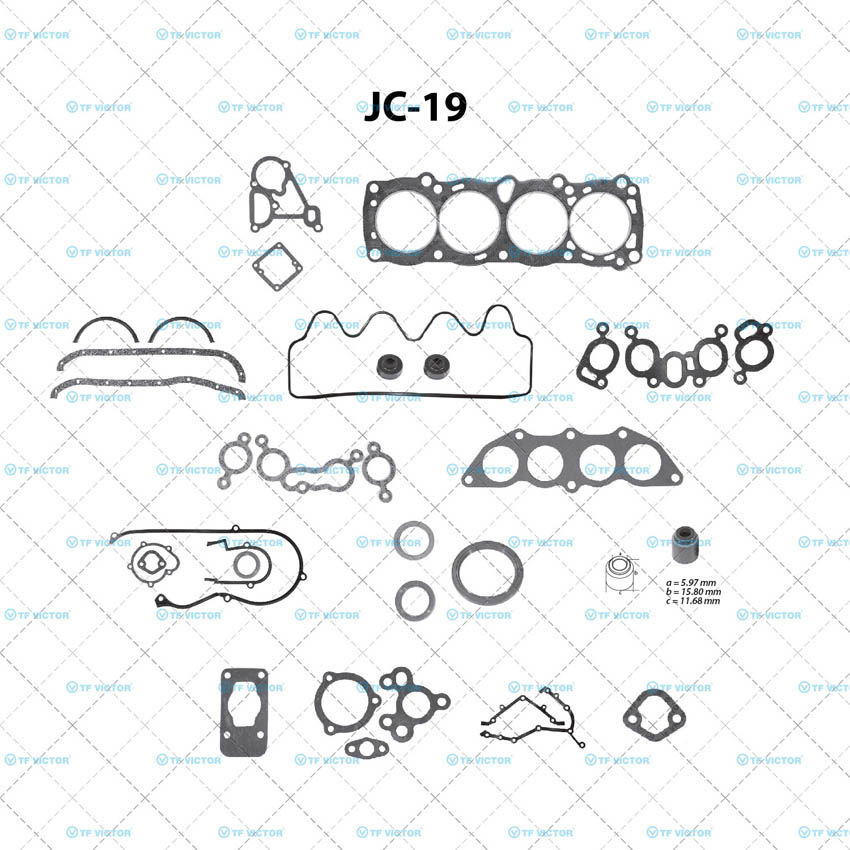 JUNTAS MOTOR NS T-I II III 8V