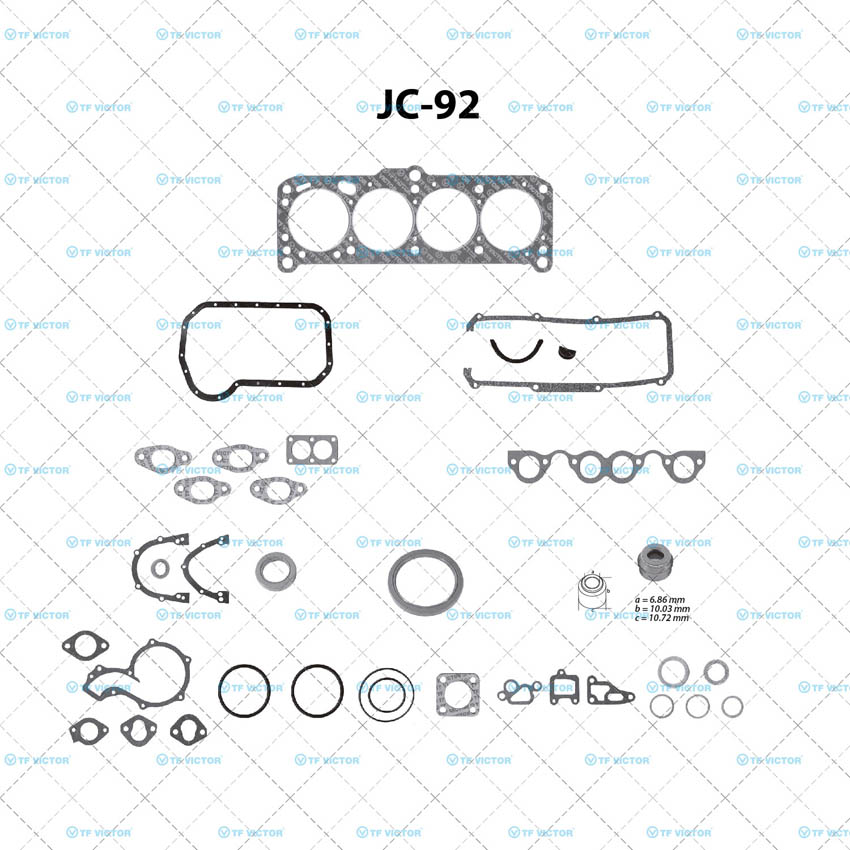JUNTA MOTOR VW A2 CARBURADO
