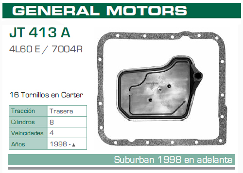FILTRO TRANSMISION CV PICK UP