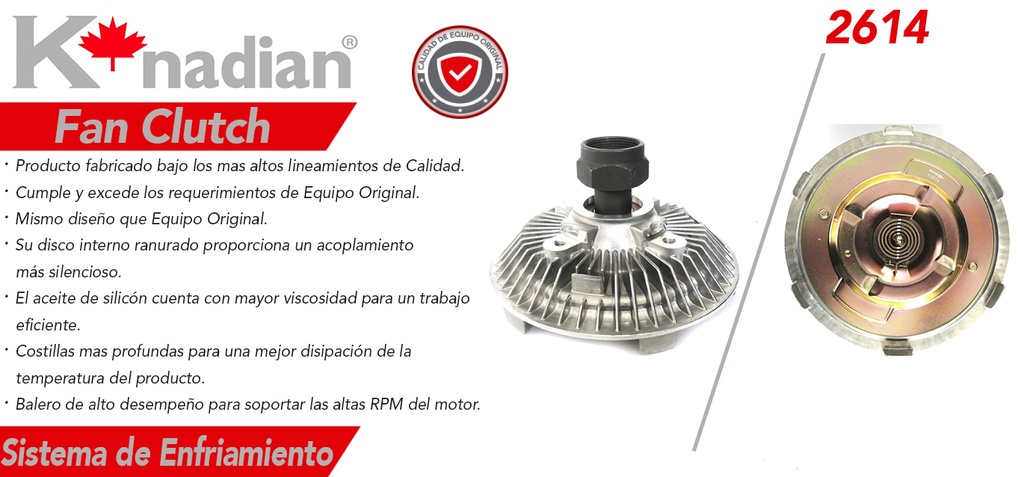 FAN CLUTCH FD RANGER 2.9 Y 3.0