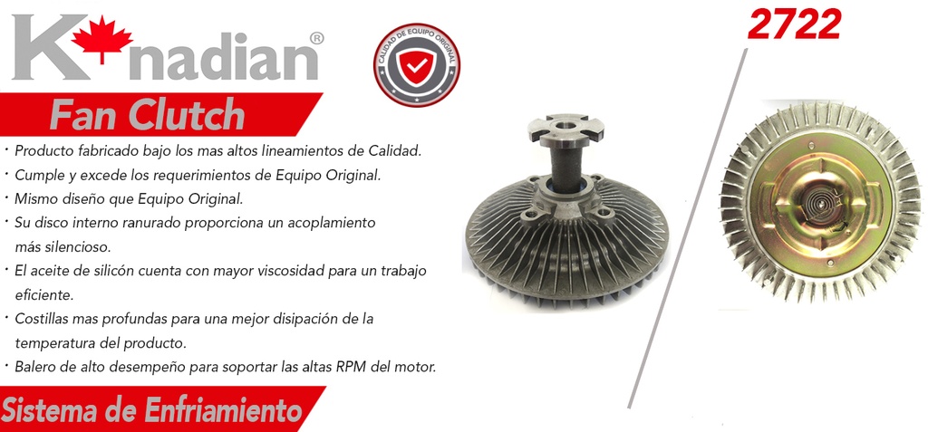 FAN CLUTCH CV S-10 87/93