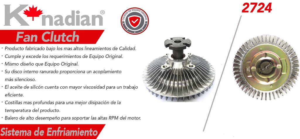 FAN CLUTCH CV C-1500 2500 V6 V8