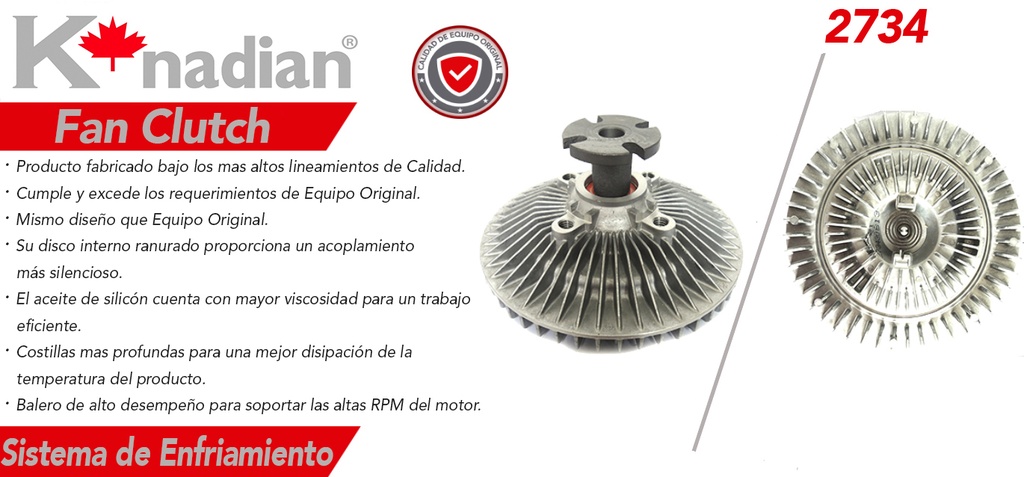 FAN CLUTCH CV C-1500 EQUIPO PESADO