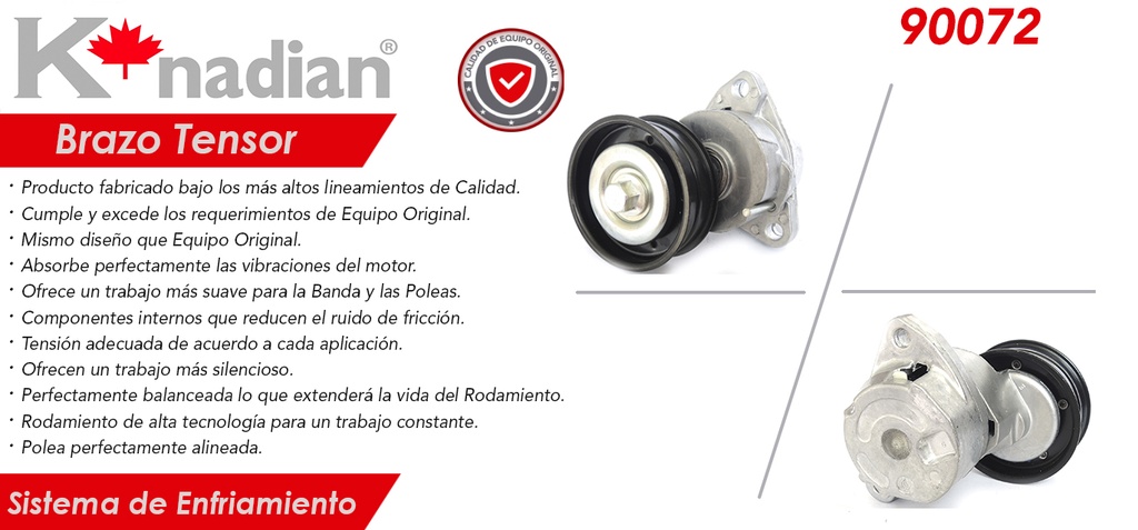 POLEA TENSORA ALTERNADOR CV TORNADO