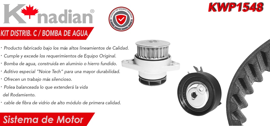 KIT DISTRIBUCION VW GOL LUPO POLO CROS FOX 1.6 C/BOMBA