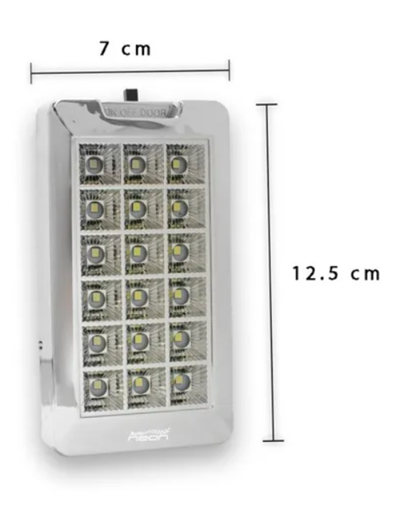LAMPARA INTERIOR C/18LEDS BLANCO