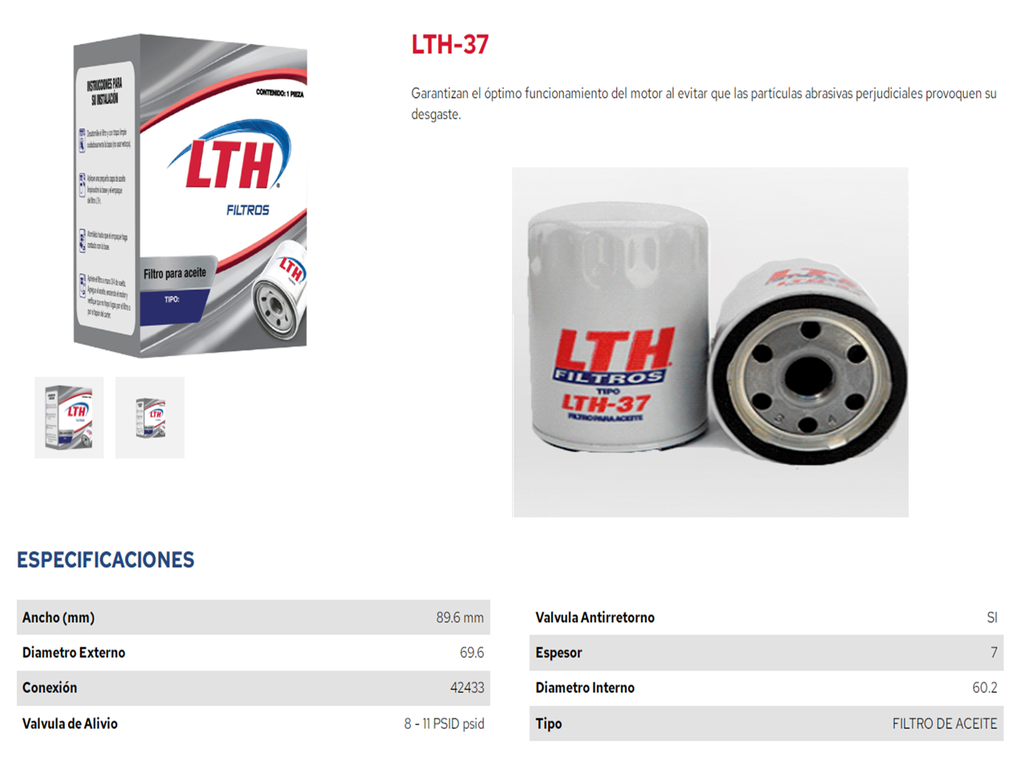 FILTRO ACEITE NS TSURU III