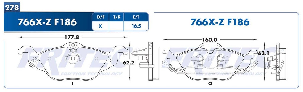 BALATA DELANTERO CV ASTRA 4L 1.8 2000-2005