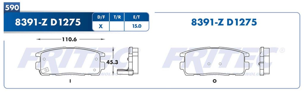 BALATA TRASERO CV CAPTIVA