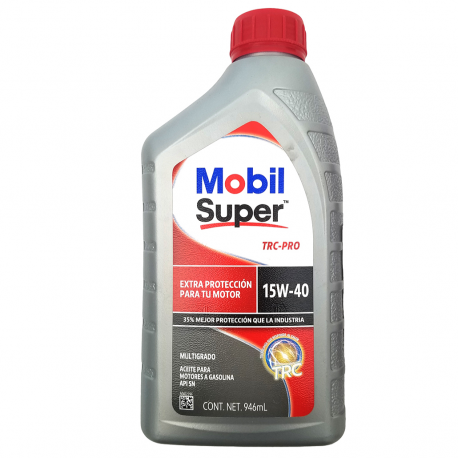 ACEITE MOTOR GASOLINA MULTIGRADO 15W40 1LTS
