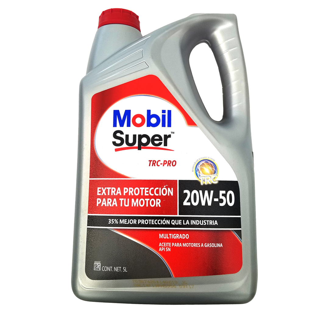 ACEITE MOTOR GASOLINA MULTIGRADO 20W50 5LTS