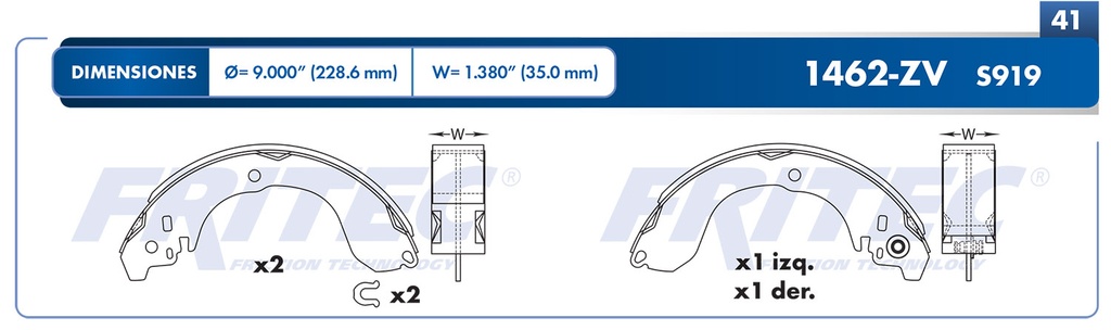 BALATA TRASERO NS SENTRA 07-12