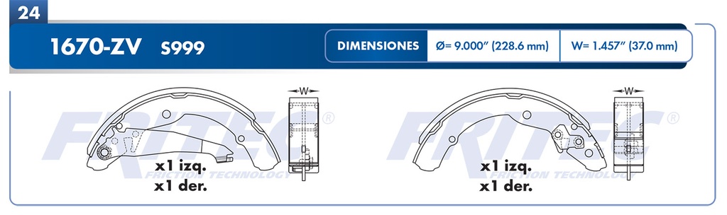 BALATA TRASERO VW JETTA A5 A6 BORA   OW-13Y5-Z