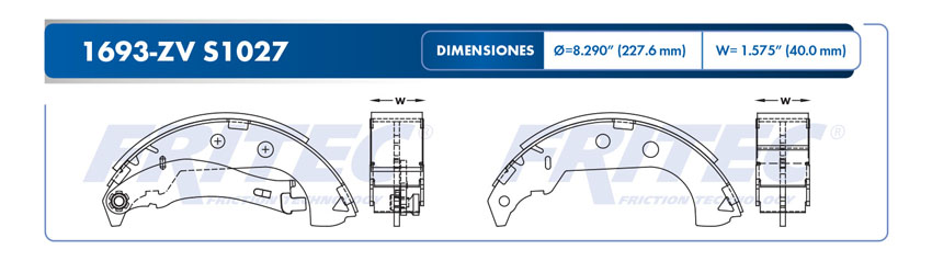 BALATA TRASERO DG RAM 700 15-20