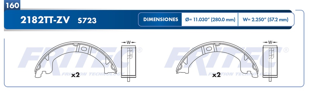 BALATA TRASERO FD ECONOLINE 2003-2006