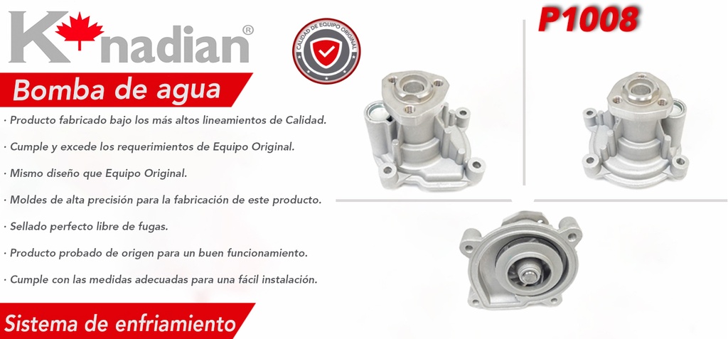 BOMBA AGUA VW VENTO 1.6 P-1008