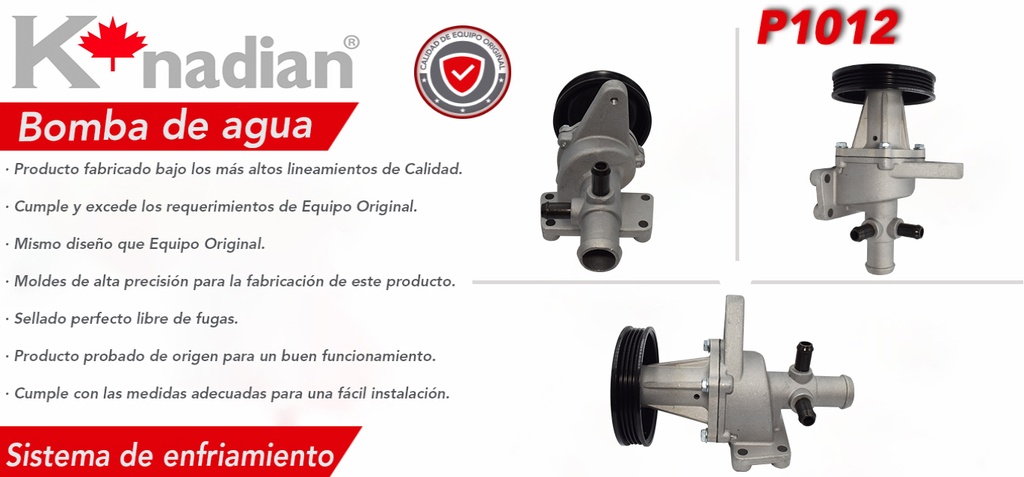 BOMBA AGUA CV SPARK COMPLETA  UB1167-UNICAR