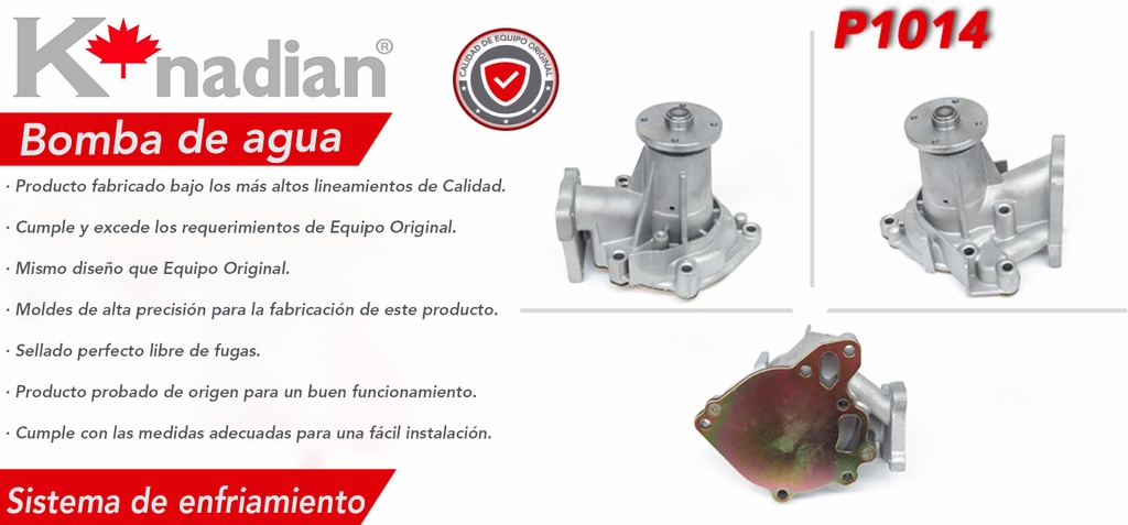 BOMBA AGUA DG H100 06-10 DIESEL 2.5