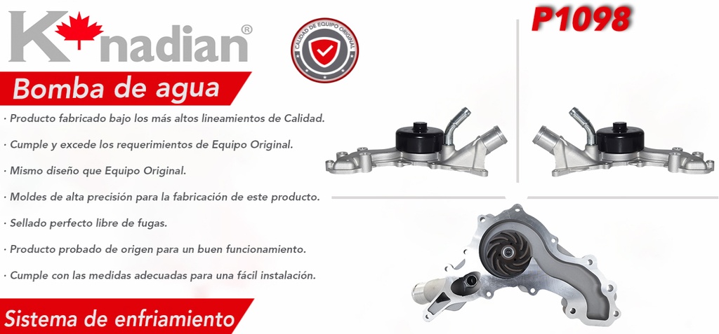 BOMBA AGUA DG TOW CONTRY 3.6 11-17 MBA059011 P-2408