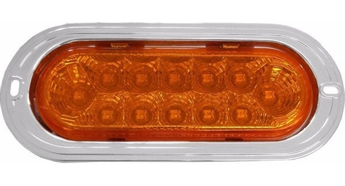 PLAFON OVALADO LEDS AMBAR