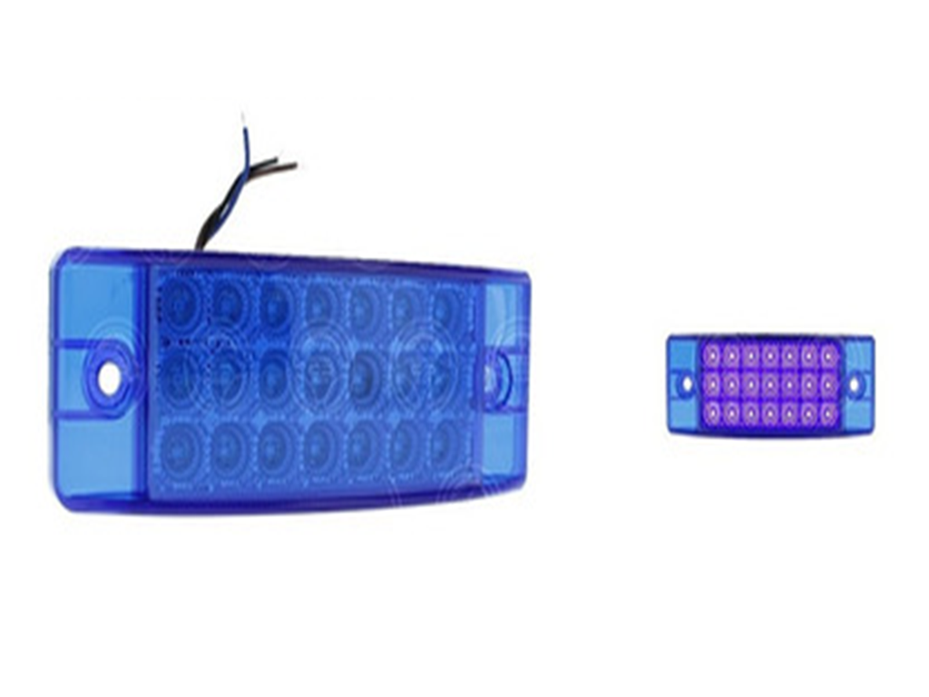 PLAFON CAMELLO TRIANGULAR AZUL LEDS