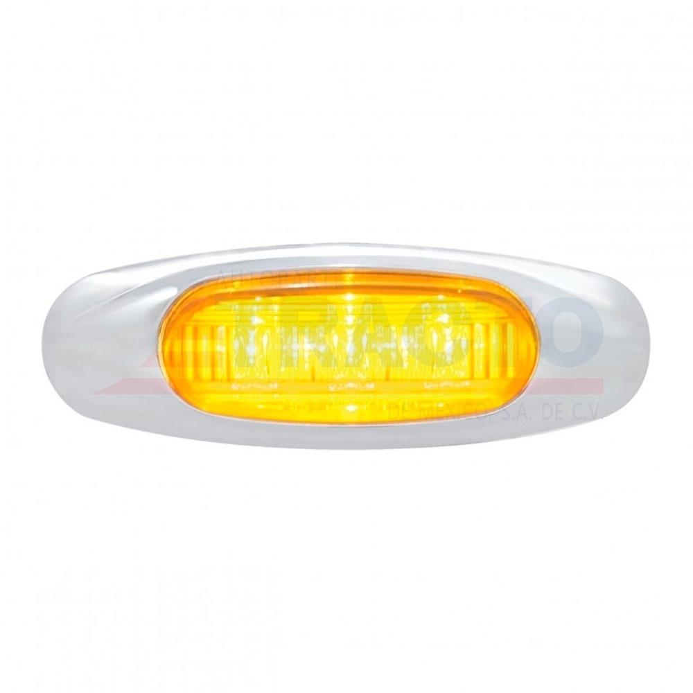 PLAFON OVALADO 3LEDS AMBAR