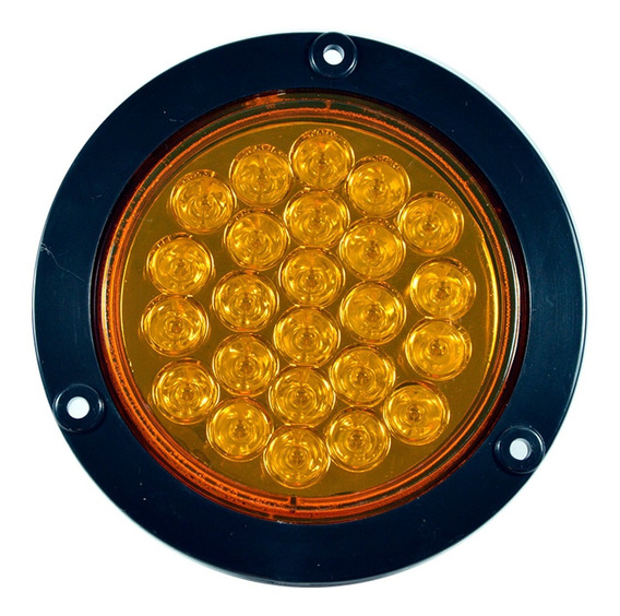PLAFON REDONDO 19LEDS FIJO AMBAR