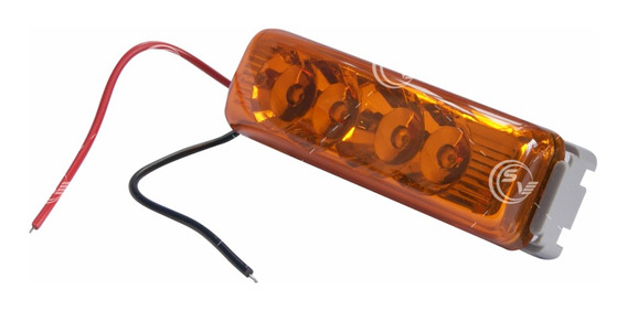 PLAFON MUERTITO LEDS FIJO AMBAR
