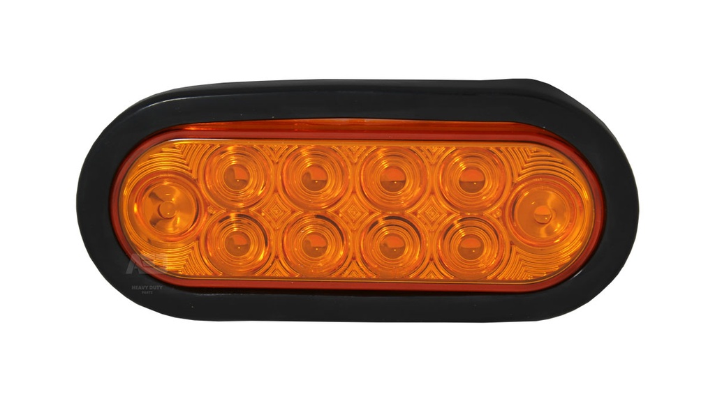 PLAFON OVALADO LEDS AMBAR
