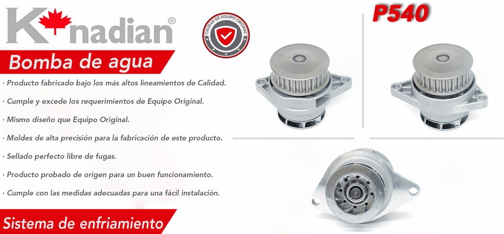 BOMBA AGUA VW GOL CROSFOX LUPO POLO IBIZA CORDOBA P-2259