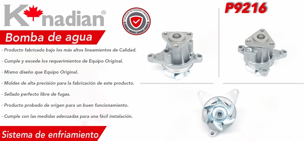 BOMBA AGUA FD FOCUS P-2120