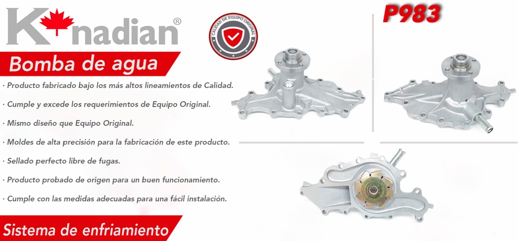 BOMBA AGUA FD RANGER 1995-2002 43064-GATES
