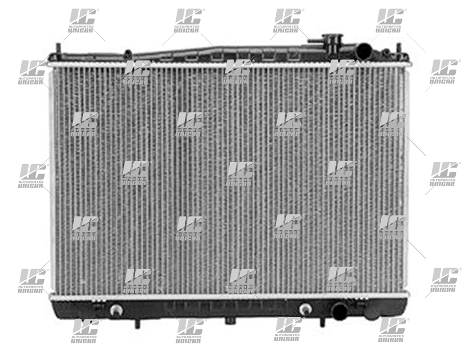 RADIADOR NS D-22 08-15 STD C/SALIDAS DIESEL