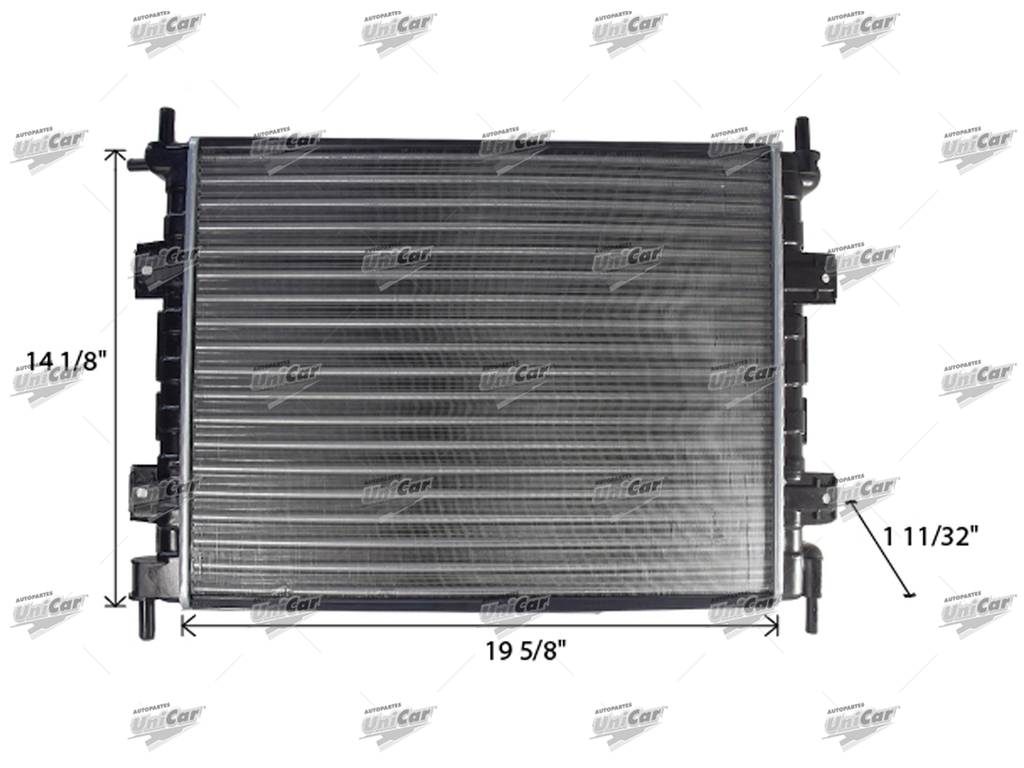 RADIADOR FD FIESTA COURIER     RA-5808