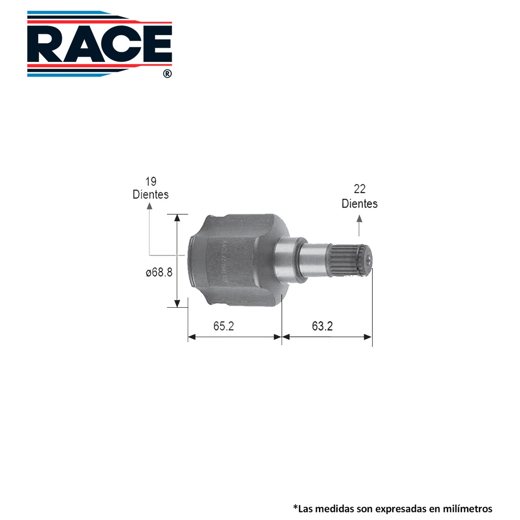 JUNTA HOMOCINETICA CV MATIZ SPARK L/C