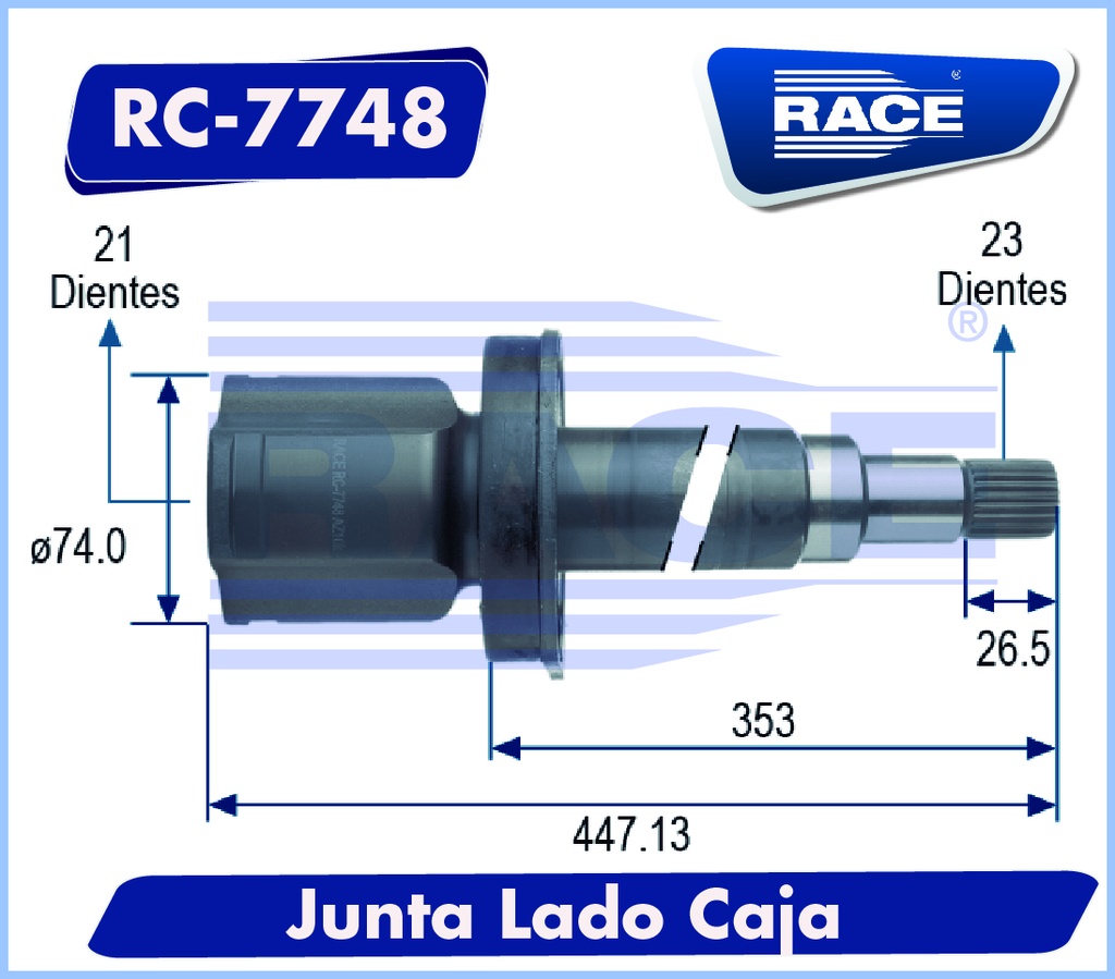 JUNTA HOMOCINETICA FD FIESTA L/C DER
