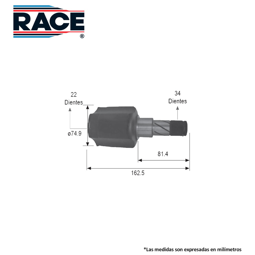 JUNTA HOMOCINETICA CV AVEO L/C STD