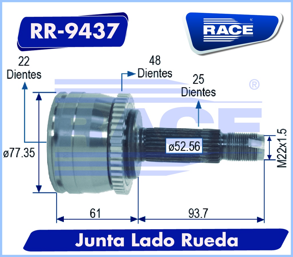 ESPIGA LADO RUEDA DG ATTITUDE 09-15