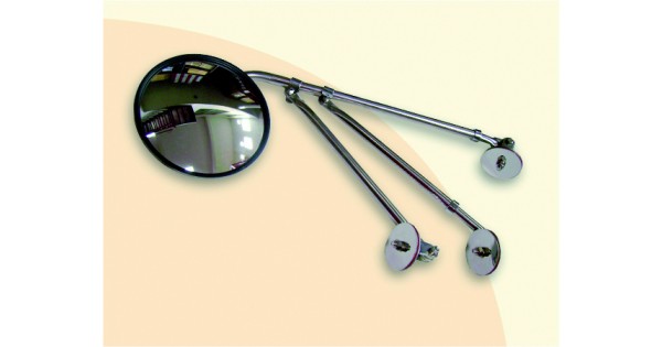 ESPEJO CONCAVO TRIPIE INOXIDABLE