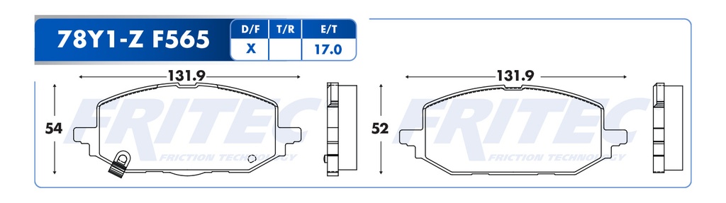 BALATA DELANTERO CV ONIX 20-21