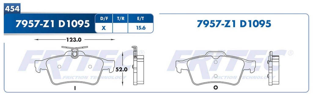 BALATA TRASERO MZ 04-08