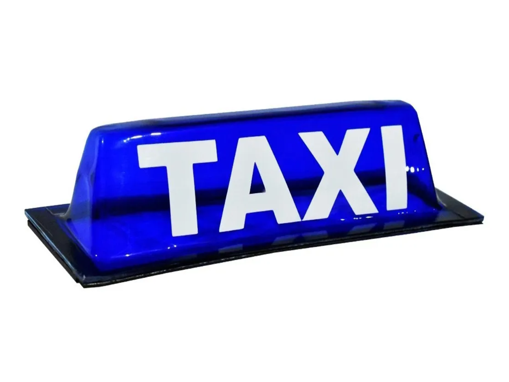 TORRETA TAXI CON IMAN AZUL