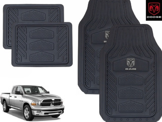 TAPETE 2 PZ NEGRO EMBLEMA RAM