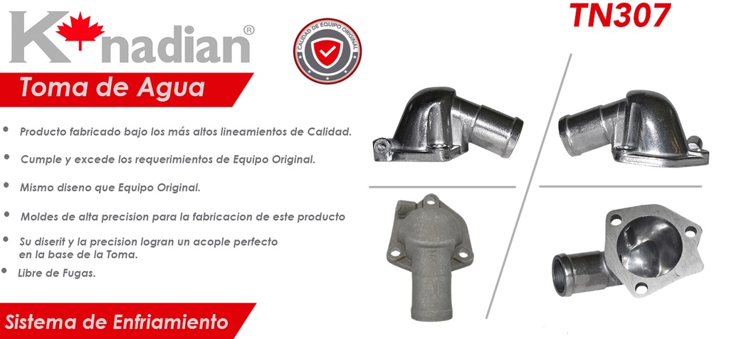 TOMA AGUA NS TIII 16V TRASERO TN307-KN