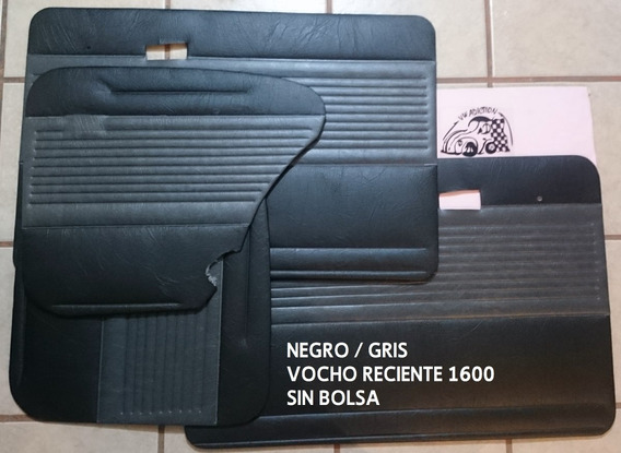 TAPA PUERTA VW SEDAN NEGRA/GRIS