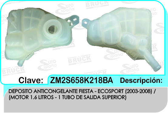 DEPOSITO ANTICONGELANTE FD FIESTA 1.6 1 SALIDAS