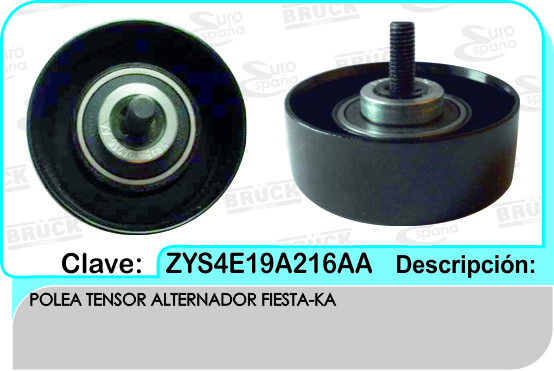 POLEA TENSORA ALTERNADOR FD FIESTA 98-08 KA METALICA