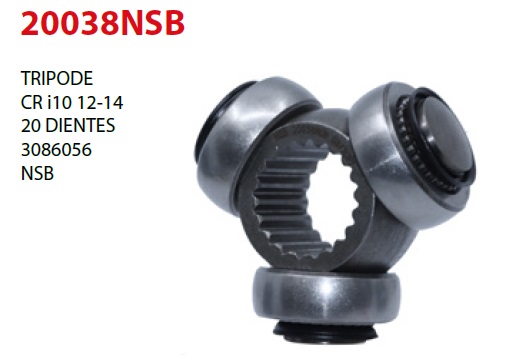 TRIPOIDE DG I10 12-14 20 DIENTES