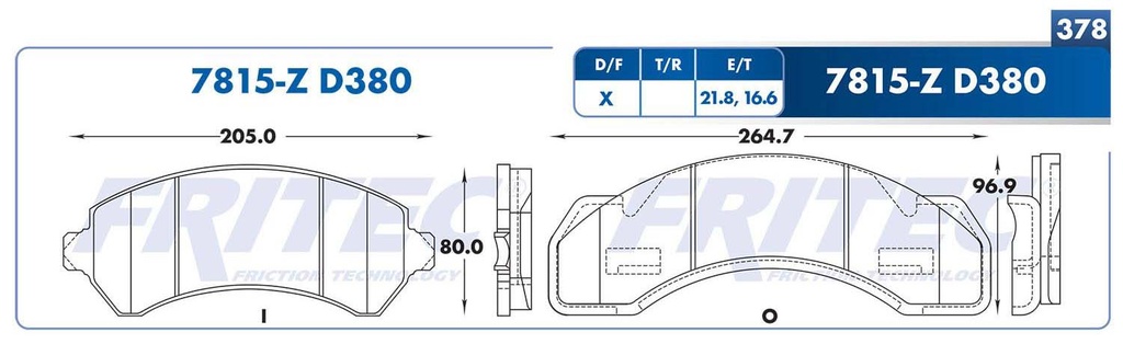 BALATA DELANTERO CV SILVERADO 3500 5.7 V8 TRAS